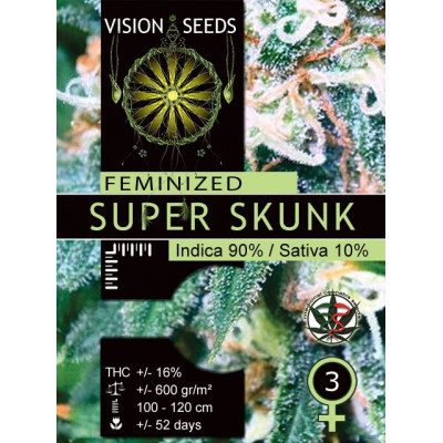Super skunk vision seeds féminisée Graines de Collection
